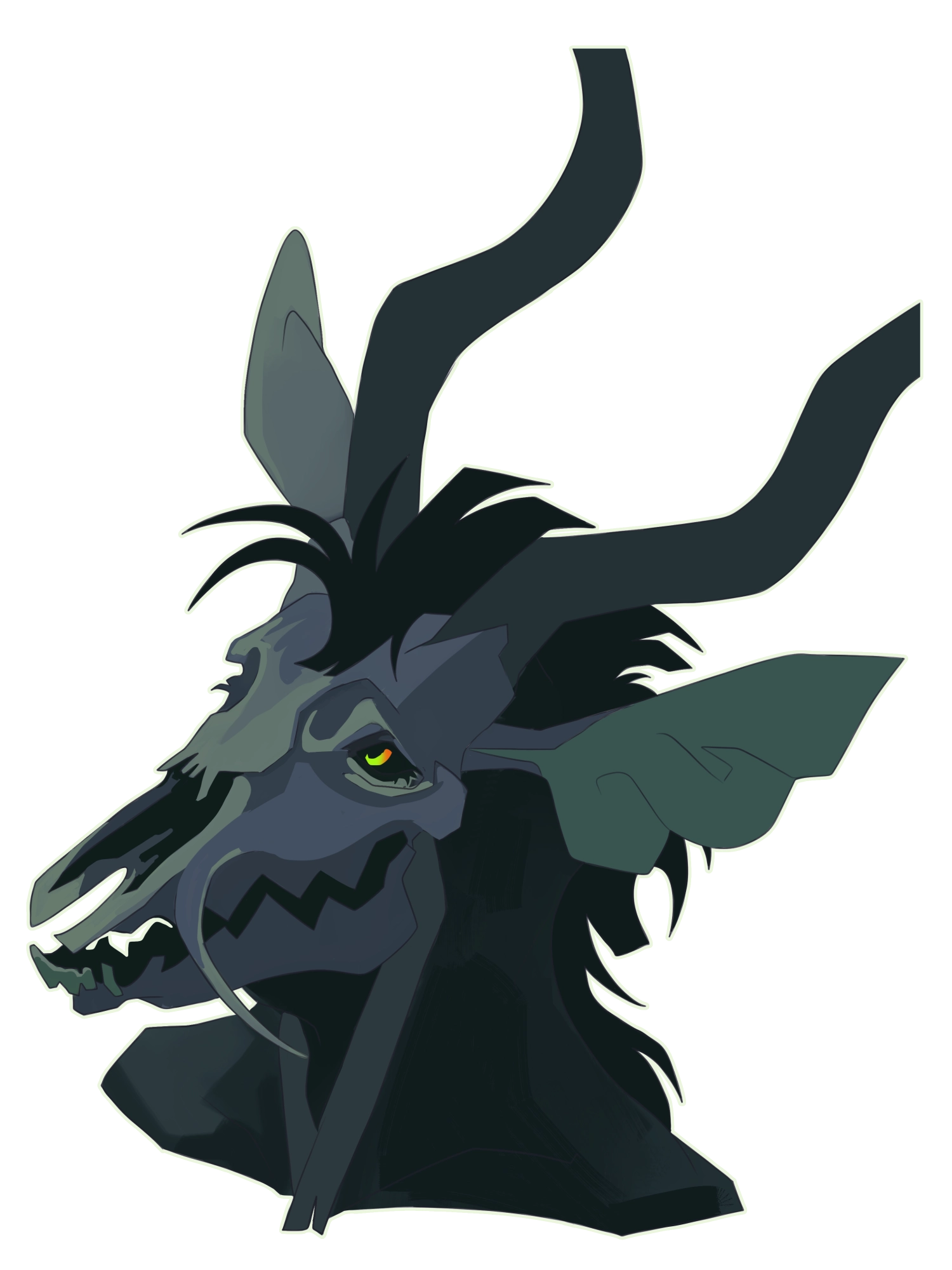 Headshot piece of Hardtek smiling, it is framed from a high angle.
